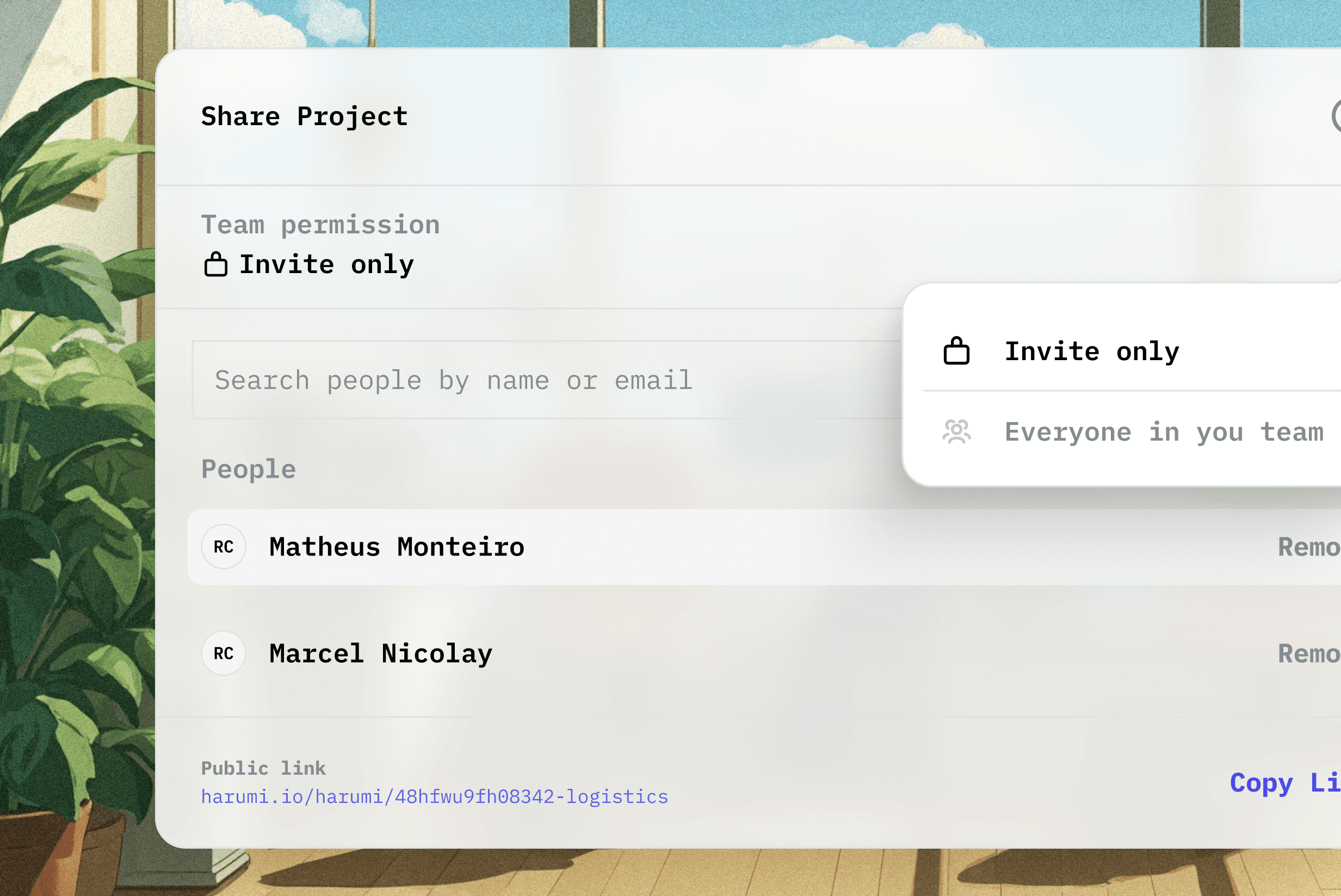 Data preprocessing panel